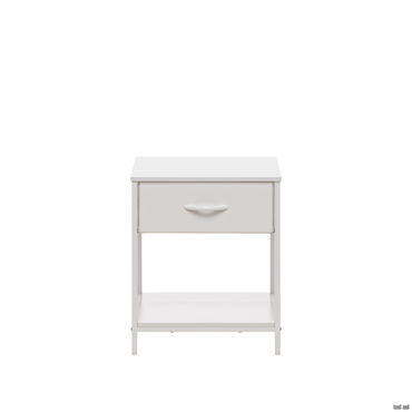 Комод Leset Линкс с ящиком и полкой (к/з), Каркас Белый, ящики Белые