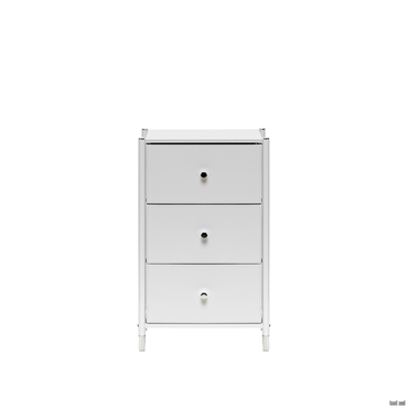 Комод Leset Нирита/Хайди, 3 ящика, Белый