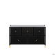 Комод Leset Нирита/Хайди широкий 5 ящиков, Черный