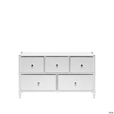 Комод Leset Нирита/Хайди широкий 5 ящиков, Белый