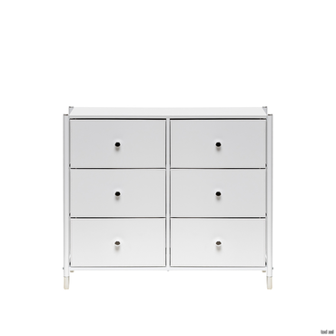 Комод Leset Нирита/Хайди, 6 ящиков, Белый