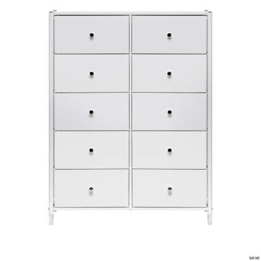 Комод Leset Нирита/Хайди, 10 ящиков, Белый