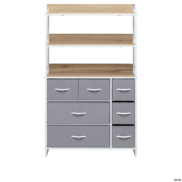 Комод Leset Ноа с полками 7 ящиков