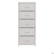 Комод Leset Линкс 5 ящ. (к/з), Каркас Белый, ящики Белые