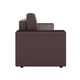 Прямой диван todzal Атланта Шоколад, рогожка Шоколад, рогожка