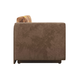 Прямой диван todzal Алекс Коричневый принт, велюр Универсальное