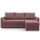 Угловой диван Первый Мебельный Томас Орхидея, рогожка Универсальное