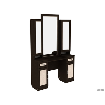 Туалетный столик Уют сервис Мерлен Венге / Дуб Атланта Венге / Дуб Атланта