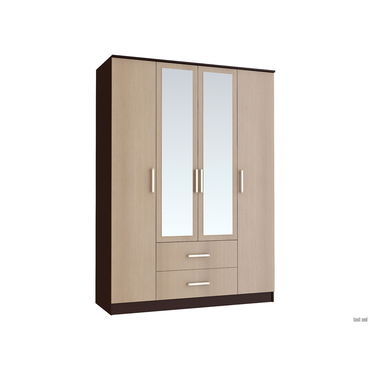 Распашной шкаф BTS Фиеста 4 двери Венге / Лоредо Венге / Лоредо