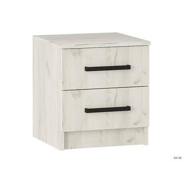 Прикроватная тумбочка BTS Фиеста Дуб Крафт белый Дуб Крафт белый