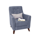 Кресло НижегородмебельИК Фрэнклин Деним / Серый, велюр Деним / Серый, велюр