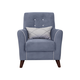 Кресло НижегородмебельИК Фрэнклин Деним / Серый, велюр Деним / Серый, велюр