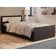 Двуспальная кровать BTS Фиеста Венге / Лоредо С основанием настил 120х200 см