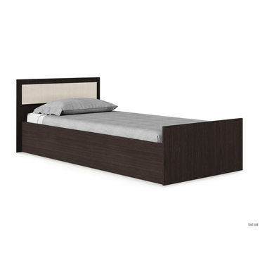 Двуспальная кровать BTS Фиеста Венге / Лоредо С реечным основанием 90х200 см