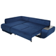 Угловой диван todzal Манхэттен Синий, велюр Слева