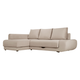 Угловой диван todzal Манхэттен Бежевый, велюр Слева