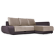 Угловой диван todzal Манхэттен Какао, велюр Справа