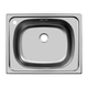 Мойка Юкинокс Классика 500х400 матовая Матовая нержавеющая сталь Слева от чаши