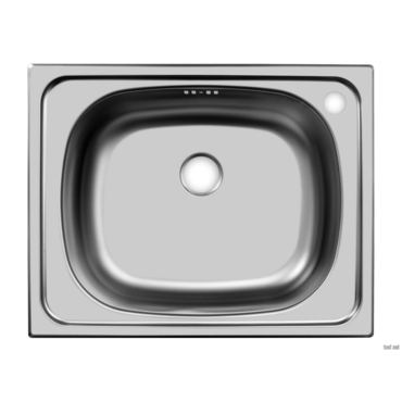 Мойка Юкинокс Классика 500х400 матовая Матовая нержавеющая сталь Справа от чаши
