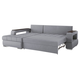 Угловой диван todzal Прагма Серый, иск. замша Слева