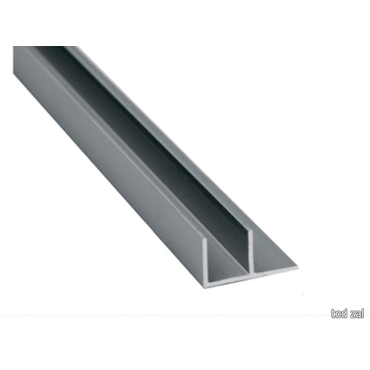 Планка ТД 21 Век Планка для стеновой панели 4/6 мм угловая Матовый хром Для стеновой панели 0,4 см