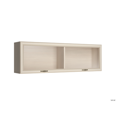 Шкаф навесной Кураж Сиена Бодега белый, патина золото Бодега белый, патина золото