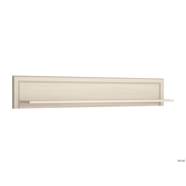 Настенная полка Кураж Сиена Бодега белый, патина золото 130 см