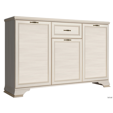 Комод Кураж Сиена Бодега белый, патина золото Бодега белый, патина золото