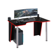Компьютерный стол Сокол КСТ-18 Черный с красной кромкой Черный с красной кромкой