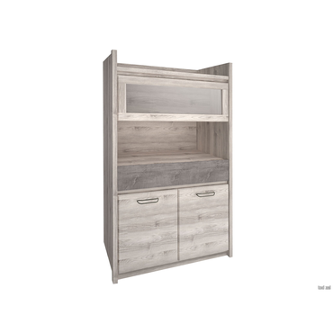 Шкаф-витрина Анрэкс Джаз Каштан Найроби / Оникс Каштан Найроби / Оникс