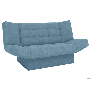 Прямой диван todzal Лесли Синий, рогожка Синий, рогожка