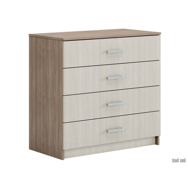 Комод МК СТИЛЬ Эва Ясень Шимо темный / Ясень Шимо светлый Ясень Шимо темный / Ясень Шимо светлый