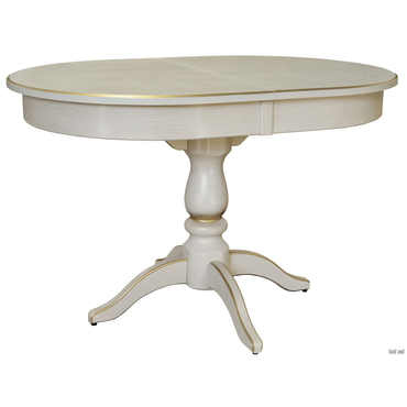 Кухонный стол Мебелик Тарун 4 Слоновая кость / Золотая патина Слоновая кость / Золотая патина