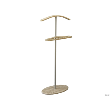 Напольная вешалка Мебелик Дэви 3 Металлик / Дуб сонома Металлик / Дуб сонома