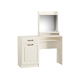 Туалетный столик Моби Ливерпуль Ясень Ваниль / Белый С зеркалом