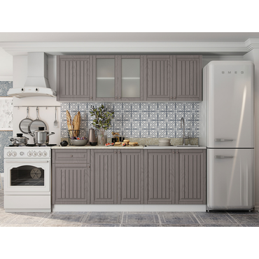 Кухонный гарнитур Эра Хозяюшка 200 см Трюфель Трюфель