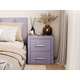 Прикроватная тумбочка todzal Женева Лаванда, велюр Лаванда, велюр