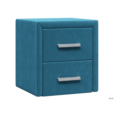 Прикроватная тумбочка todzal Женева Синий, велюр Синий, велюр