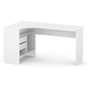 Письменный стол Сокол Бруклин Белый Левая Белый