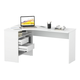 Письменный стол Сокол Бруклин Белый Левая Белый