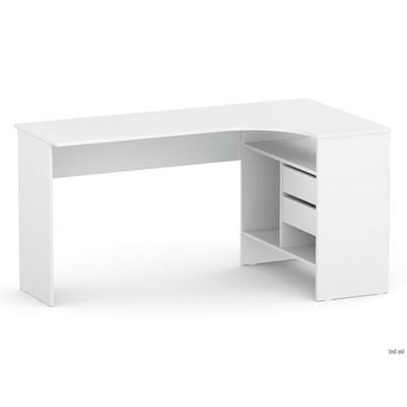 Письменный стол Сокол Бруклин Белый Правая Белый