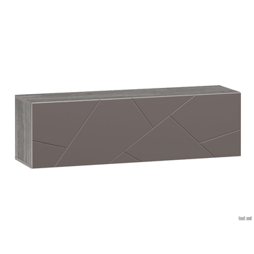 Шкаф навесной Сильва Суммит Ясень Анкор темный / Софт графит Снизу вверх