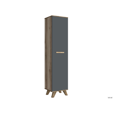 Распашной шкаф Кураж Вега Скандинавия Дуб Каньон / Силк флай 194 см