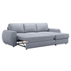 Угловой диван todzal Коста Серый, велюр Универсальное