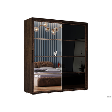 Шкаф-купе Мебелони Крафт 6 Венге 196,2 см