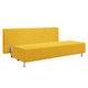 Прямой диван todzal Парма Горчичный, велюр Горчичный, велюр