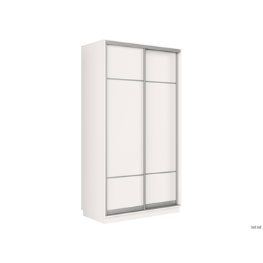 Шкаф-купе Хочу домой Маршал Лайт Белый / Серебро, алюминий 60 см