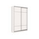 Шкаф-купе Хочу домой Маршал Лайт Белый / Серебро, алюминий 45 см