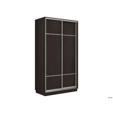 Шкаф-купе Хочу домой Маршал Лайт Венге / Серебро, алюминий 60 см