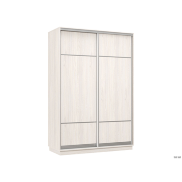 Шкаф-купе Хочу домой Маршал Лайт Ясень анкор светлый / Серебро, алюминий 60 см